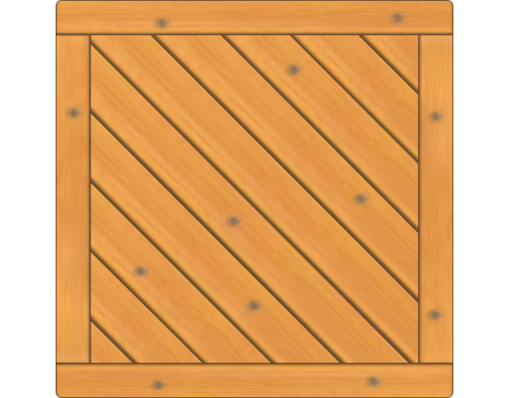 Lugano Vorgartenzaun, Fichte Pinie 90x90cm, geschlossen