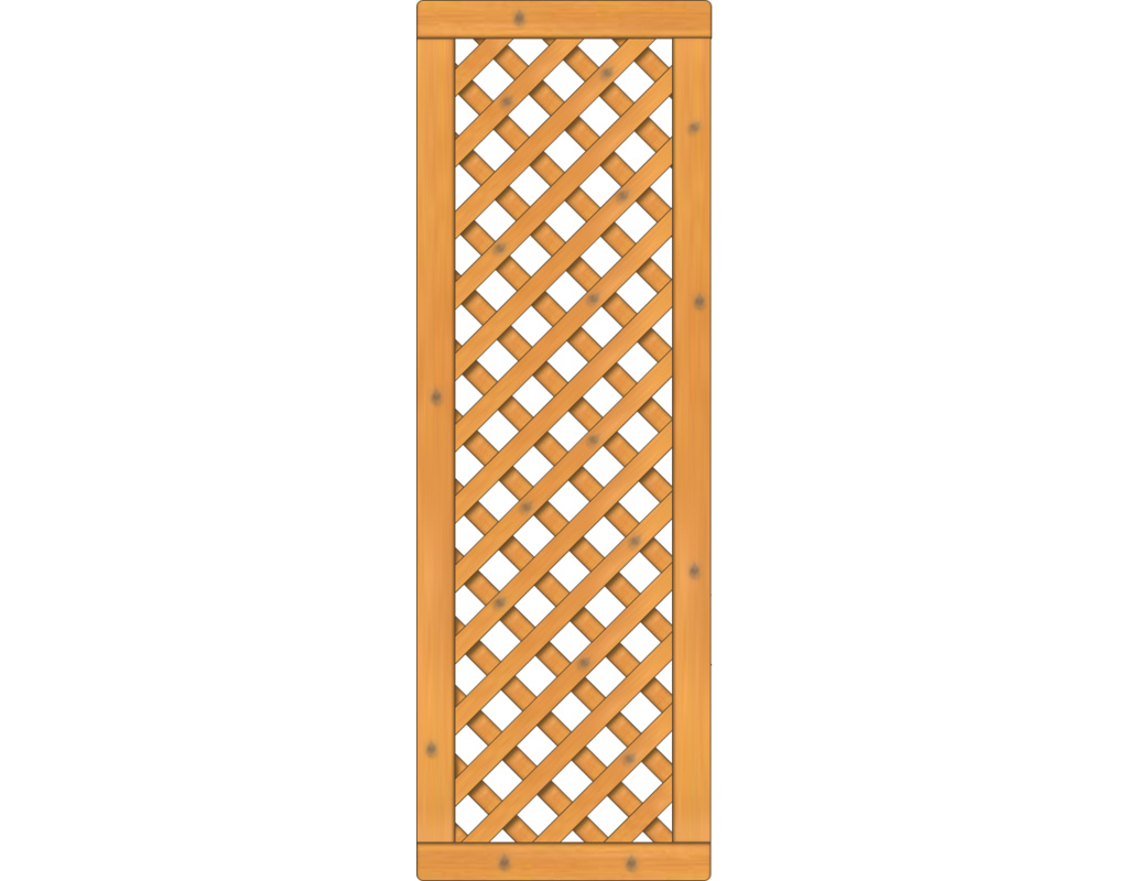 Lugano Rankzaun, Fichte Pinie 60x180cm