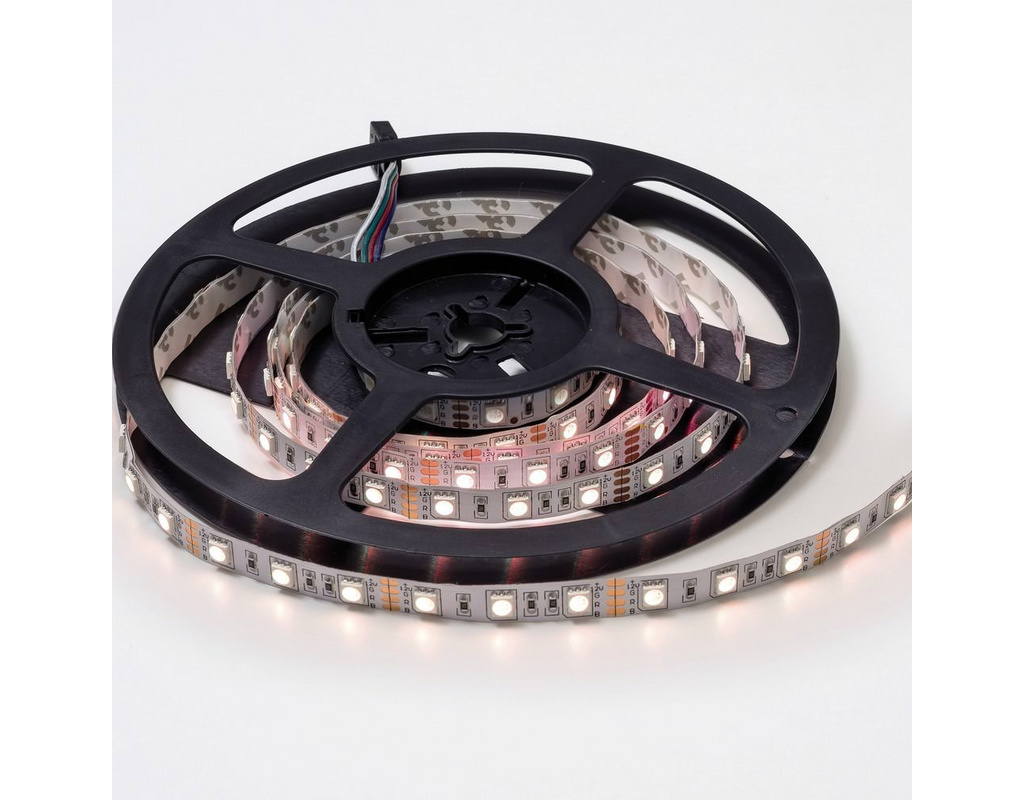 Selbstklebender LED-Streifen 5 m Weißlicht, 12 V, 4,8 W/lfm