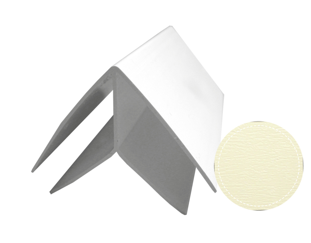 90° Eckverbindung mit 17mm Aufnahme Cremeweiß Nr. 137905 foliert
