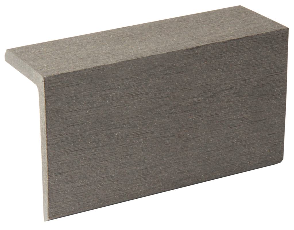 Abschlusswinkel Solid Grau 2900x40x60mm
