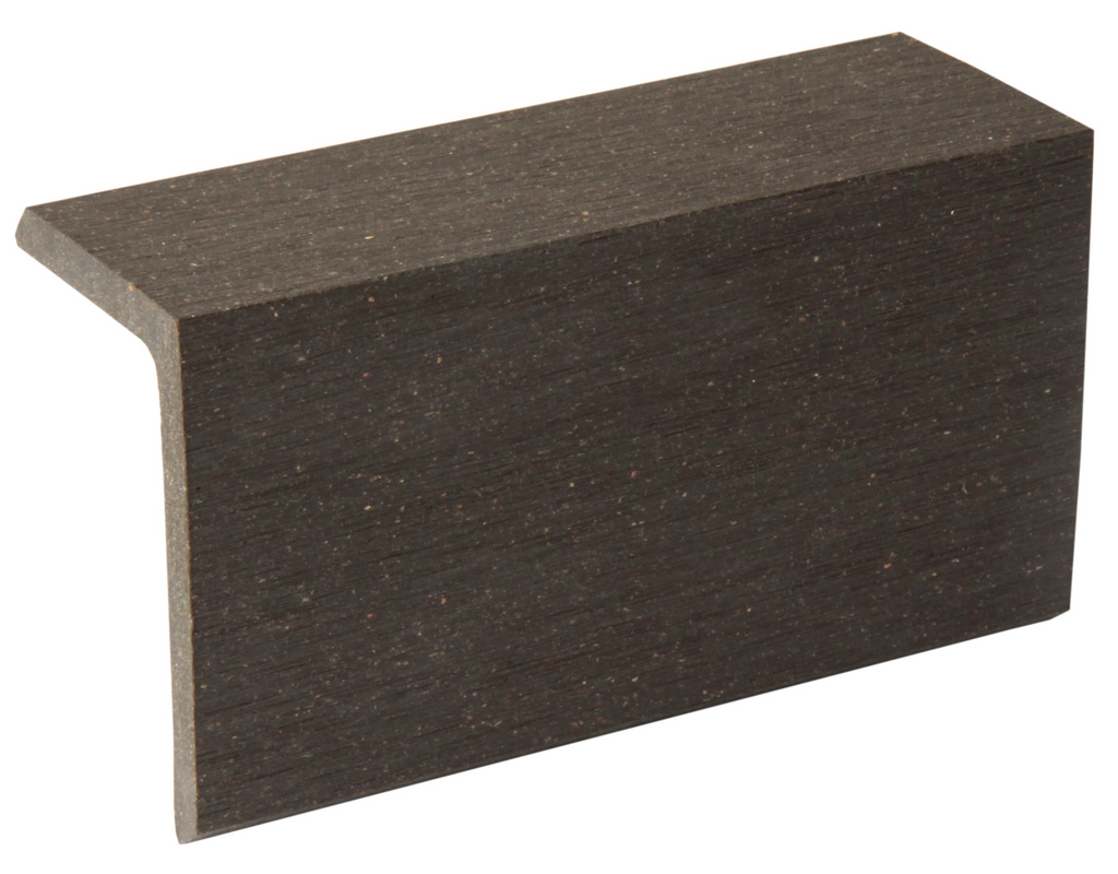 Abschlusswinkel Solid Schwarz 2900x40x60mm