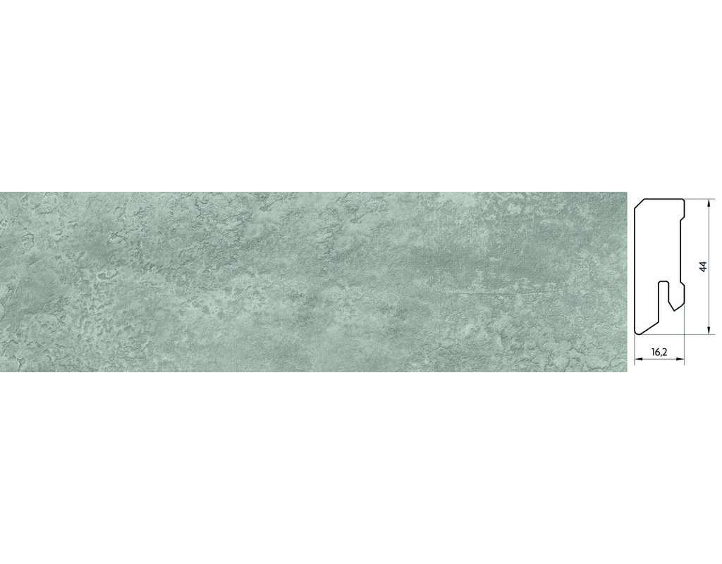 Designervinyl Steckfußleiste Antigua (L-1251 Cement grey)