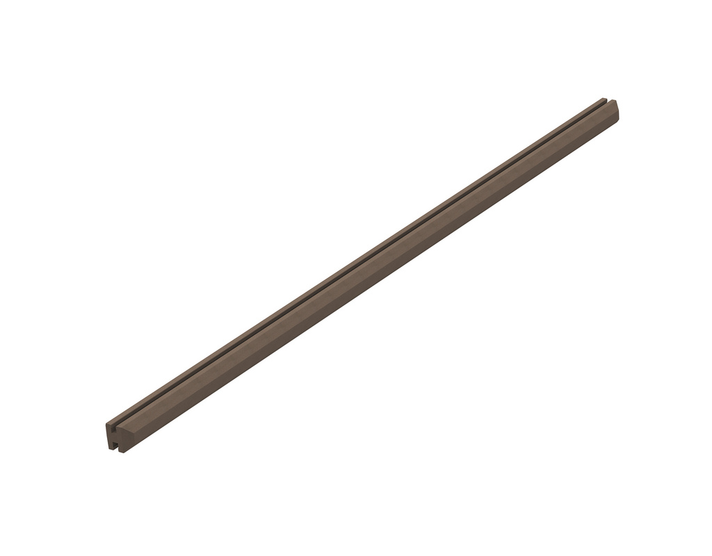 LIMES H-Profilleiste lavabraun 38x30x1900mm