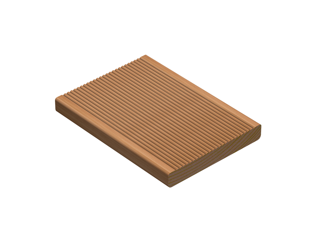 Terrassendiele Douglasie 27x143, 400cm Oberfläche geriffelt