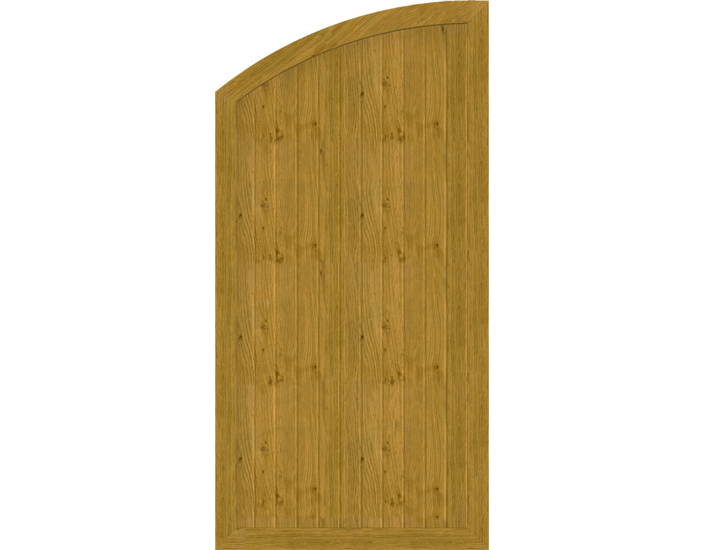 Kst Sichtschutz Typ H Asteiche Natur 90x180/150cm BasicLine, links