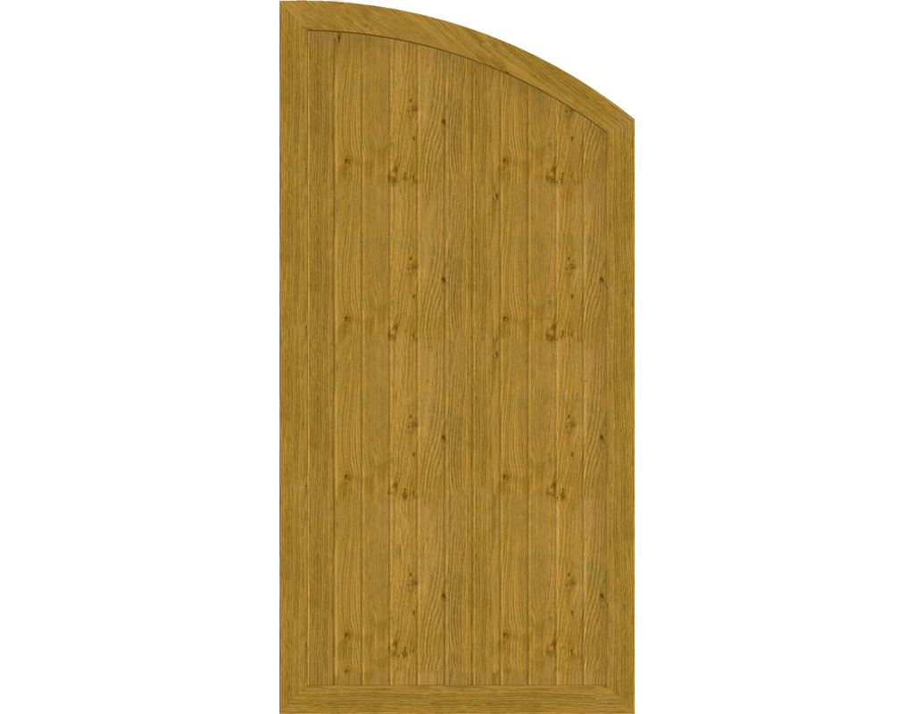 Kst Sichtschutz Typ H Asteiche Natur 90x180/150cm BasicLine, rechts