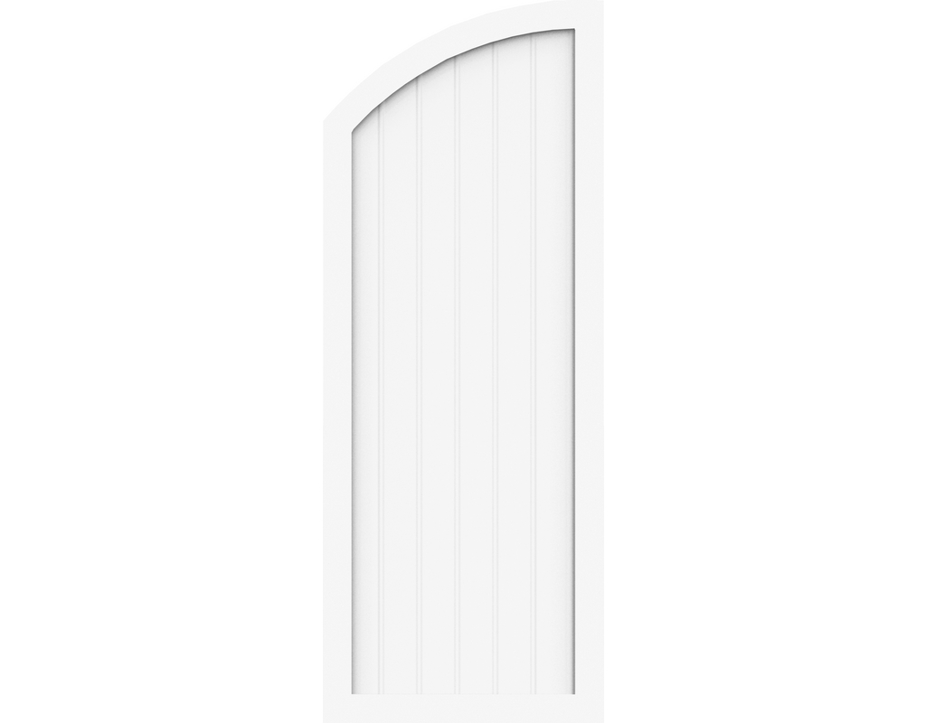 Kst Sichtschutz Typ H Weiß 70x180/150cm BasicLine, links