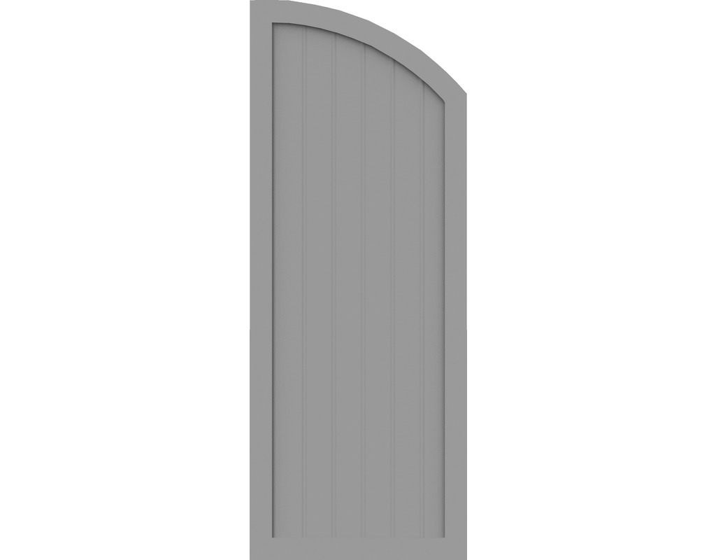 Kst Sichtschutz Typ H Silberg 70x180/150cm BasicLine, rechts
