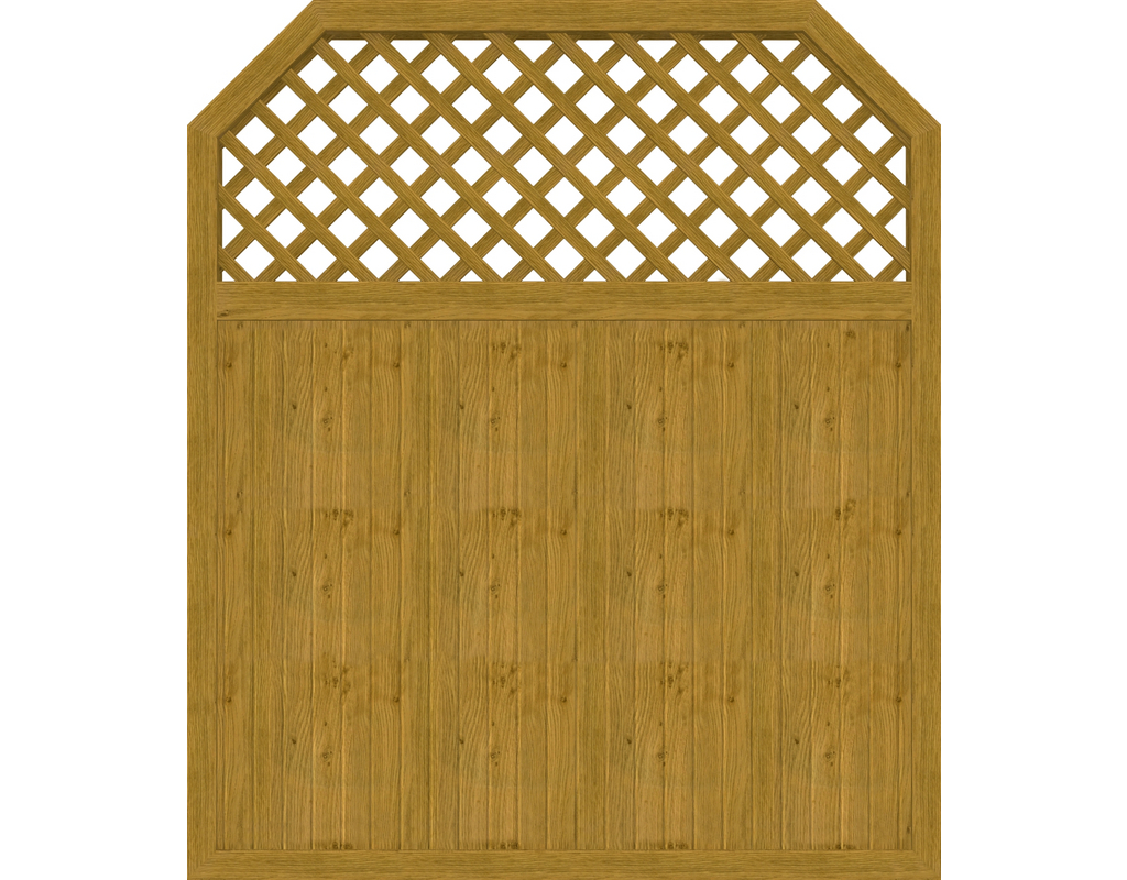 Kst Sichtschutz Typ I Asteiche Natur 180x210/180cm BasicLine