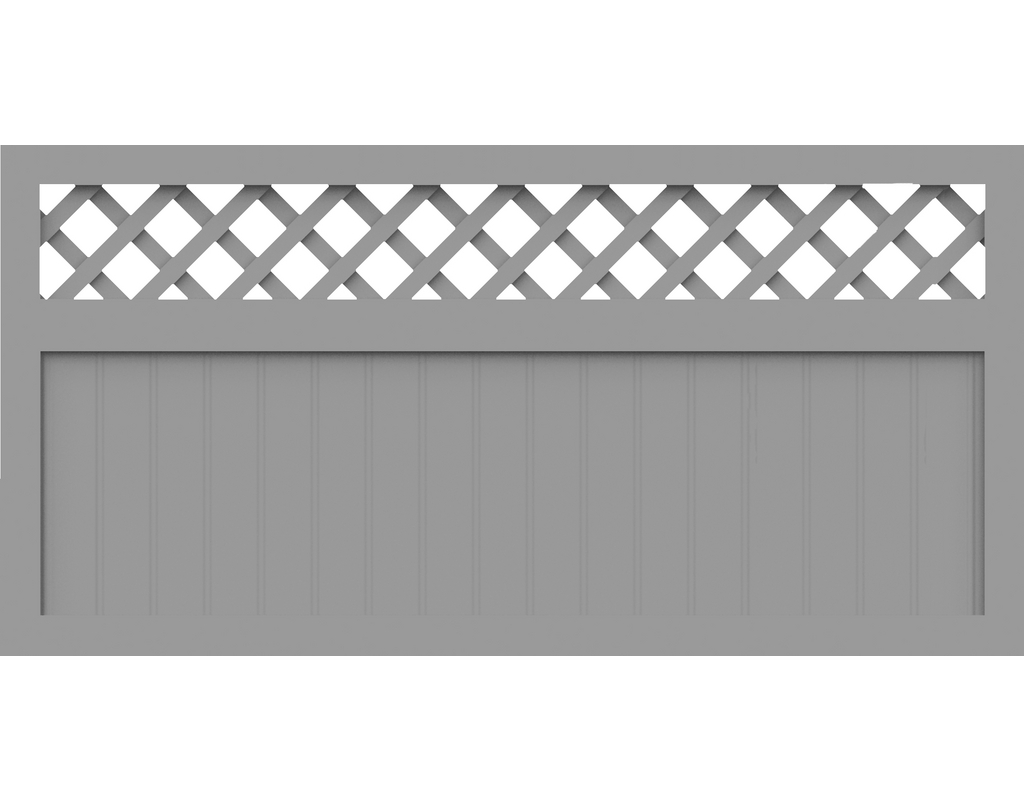 Kst Sichtschutz Typ K Silbergrau 180x90cm BasicLine