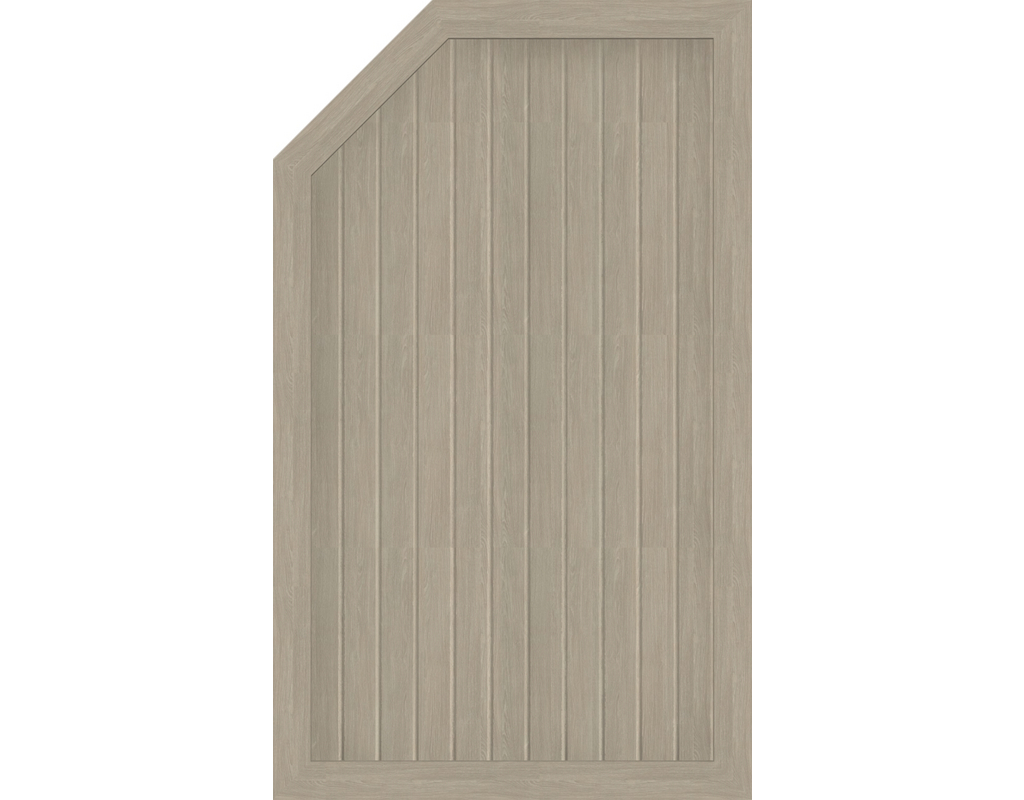 Kst Sichtschutz Typ L Sheffield Oak 90x150/120cm BasicLine, links