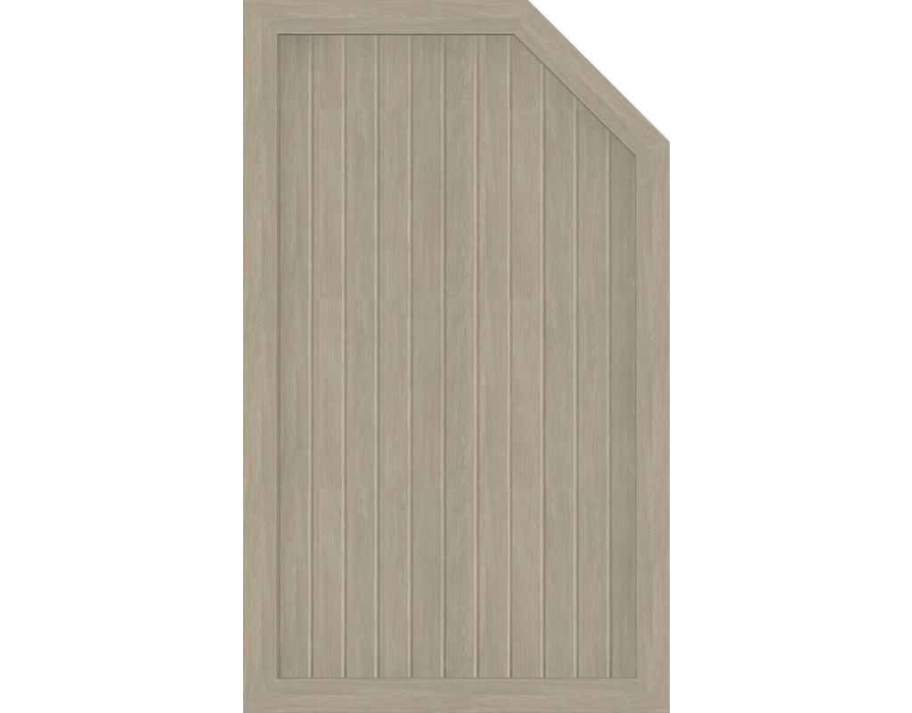 Kst Sichtschutz Typ L Sheffield Oak 90x150/120cm BasicLine, rechts