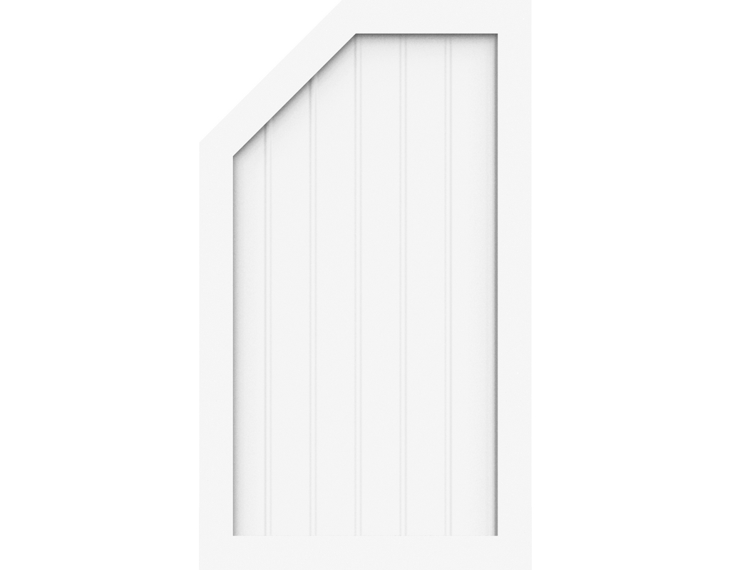 Kst Sichtschutz Typ M Weiß 90x120/90cm BasicLine, links