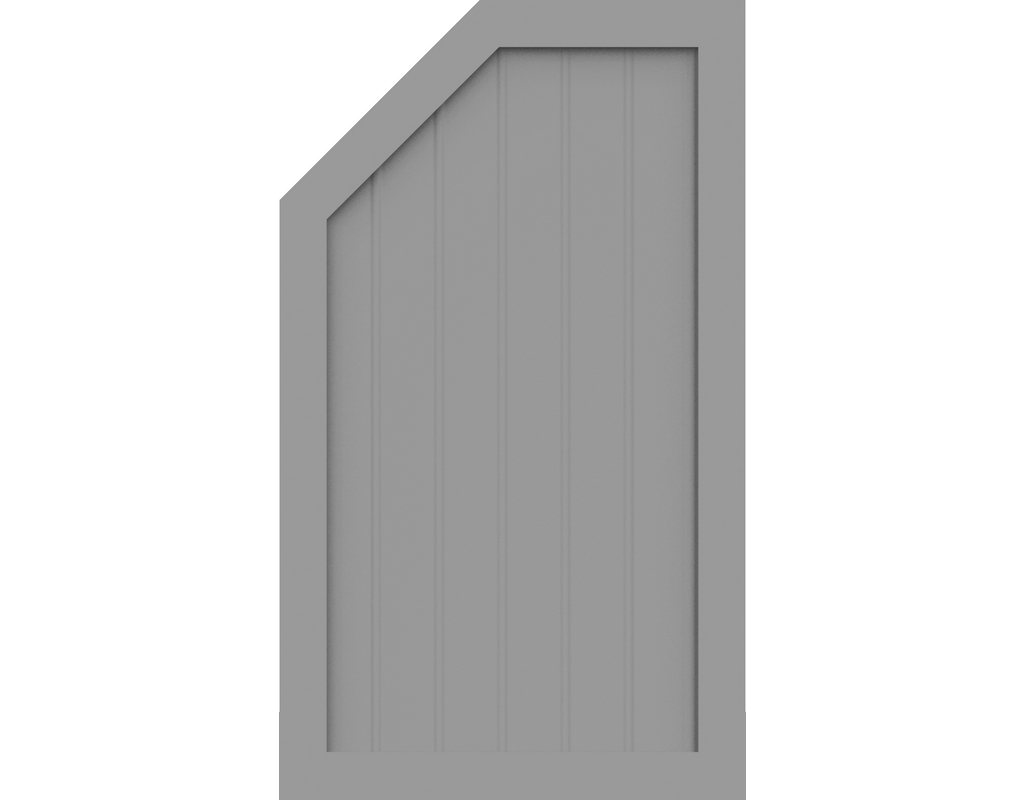 Kst Sichtschutz Typ M Silberg 90x120/90cm BasicLine, links