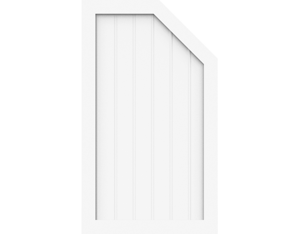 Kst Sichtschutz Typ M Weiß 90x120/90cm BasicLine, rechts