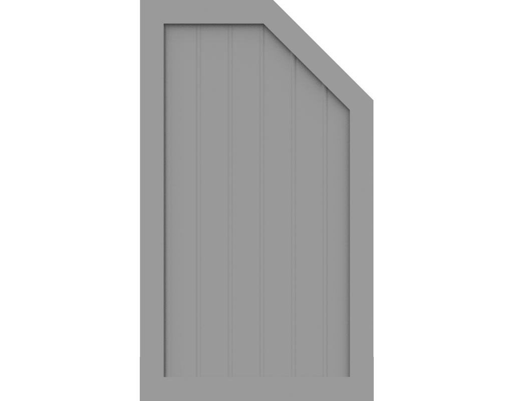 Kst Sichtschutz Typ M Silberg 90x120/90cm BasicLine, rechts