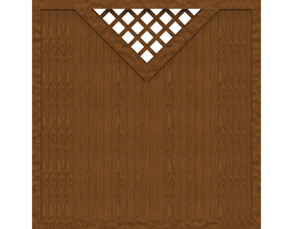 Kst Sichtschutz Typ B Golden Oak 180x180cm BasicLine