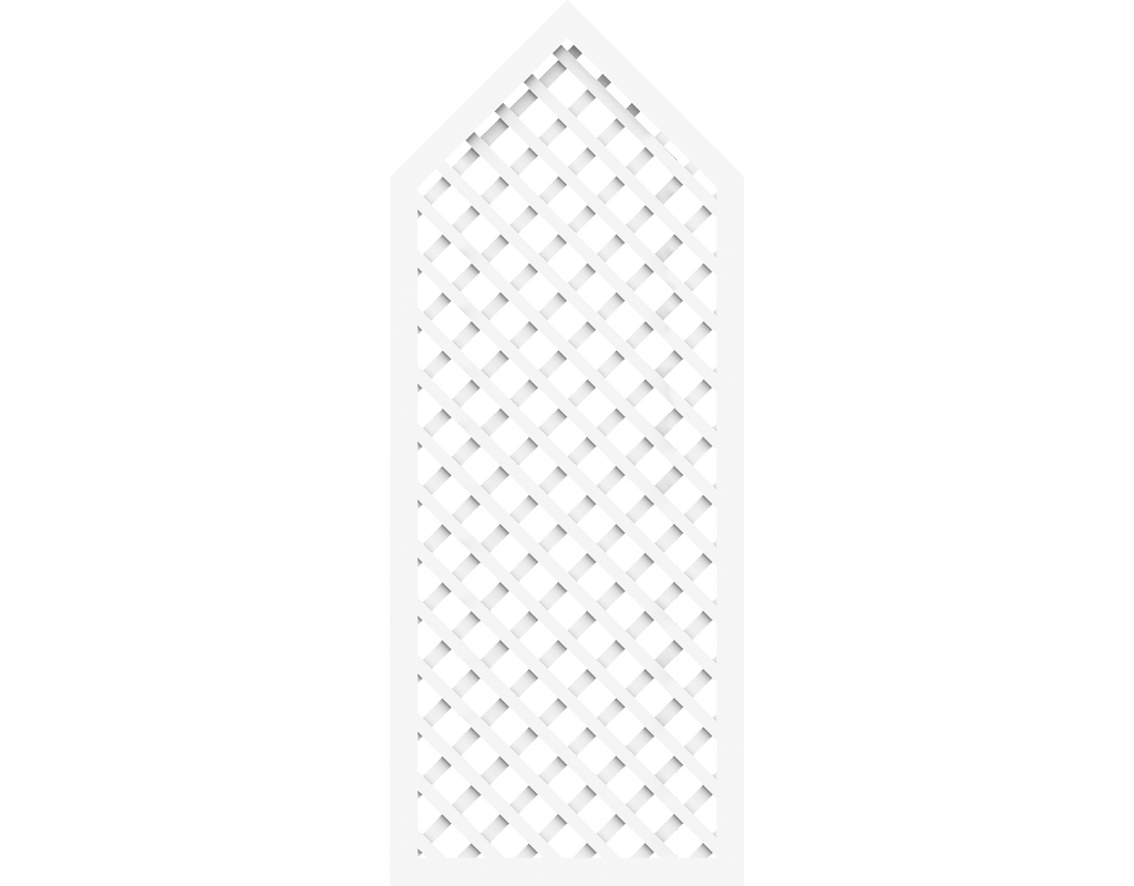 Kst Sichtschutz Typ P Weiß 90x225/180cm BasicLine
