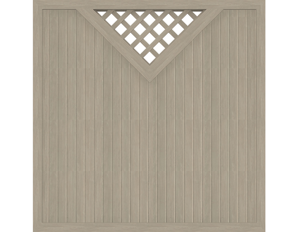 Kst Sichtschutz Typ B Sheffield Oak 180x180cm BasicLine