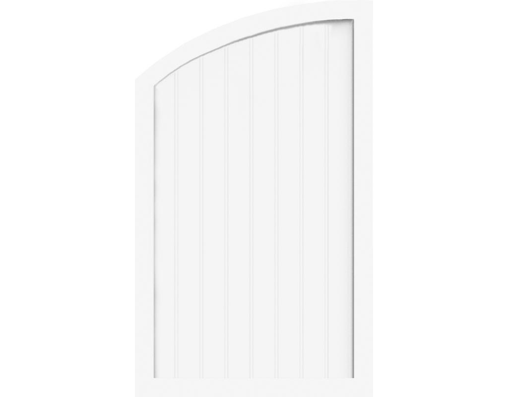 Kst Sichtschutz Typ Q Weiß 90x150/120cm BasicLine, links