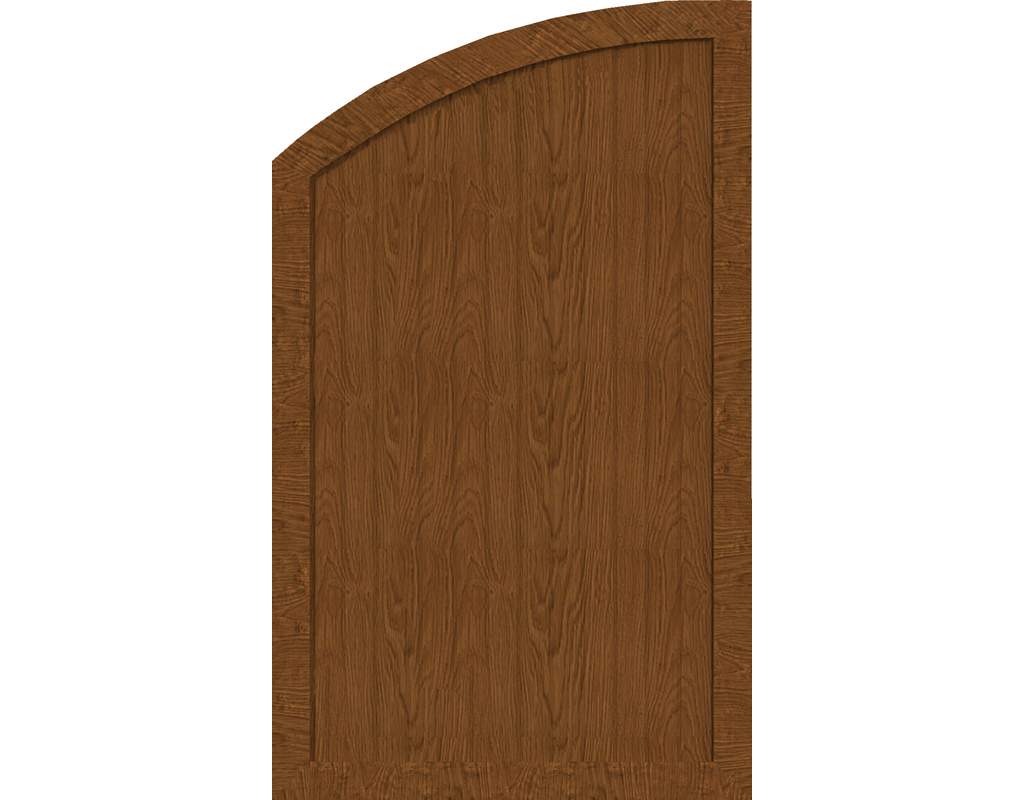 Kst Sichtschutz Typ Q Golden Oak 90x150/120cm BasicLine, links