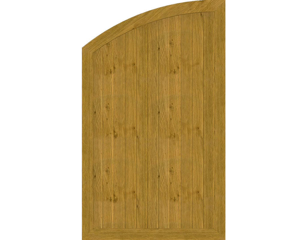 Kst Sichtschutz Typ Q Asteiche Natur 90x150/120cm BasicLine, links