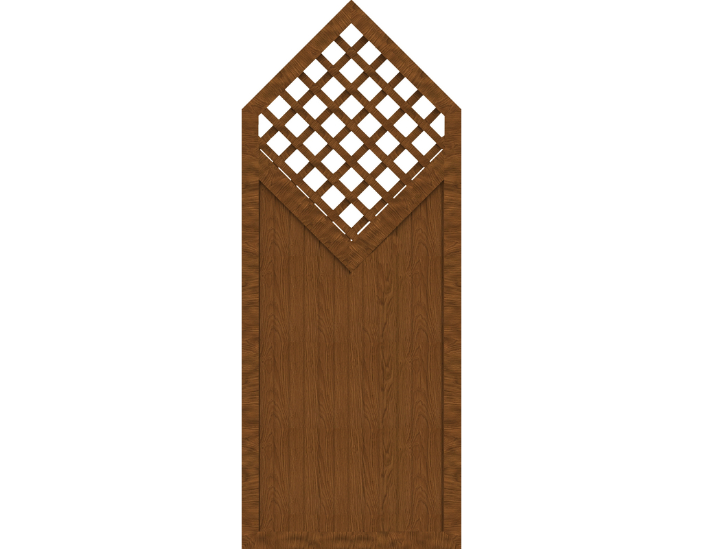Kst Sichtschutz Typ D Golden Oak 90x225x180cm BasicLine