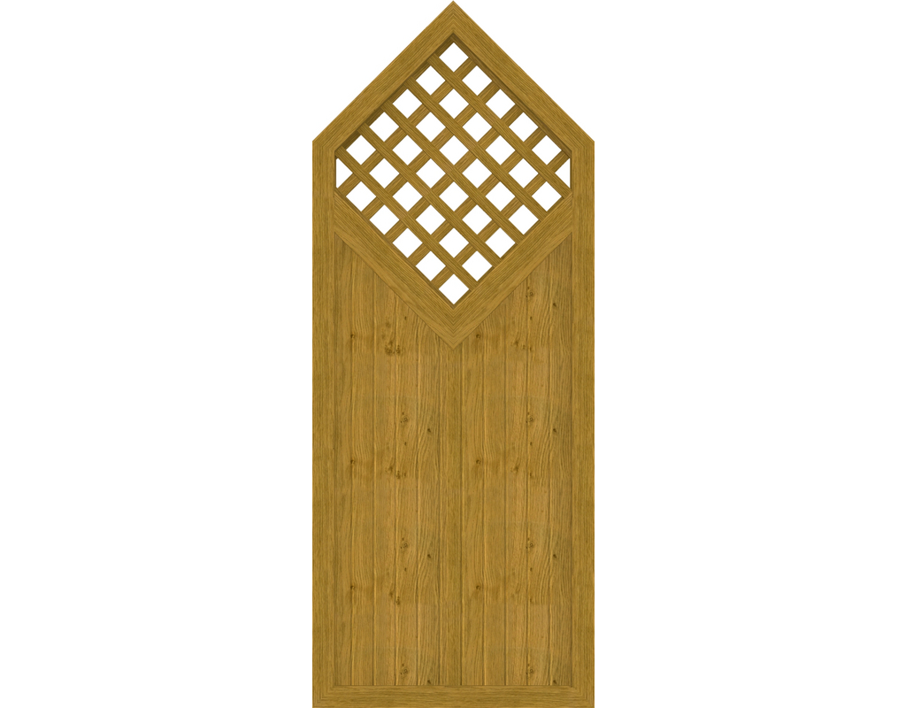 Kst Sichtschutz Typ D Asteiche Natur 90x225/180cm BasicLine