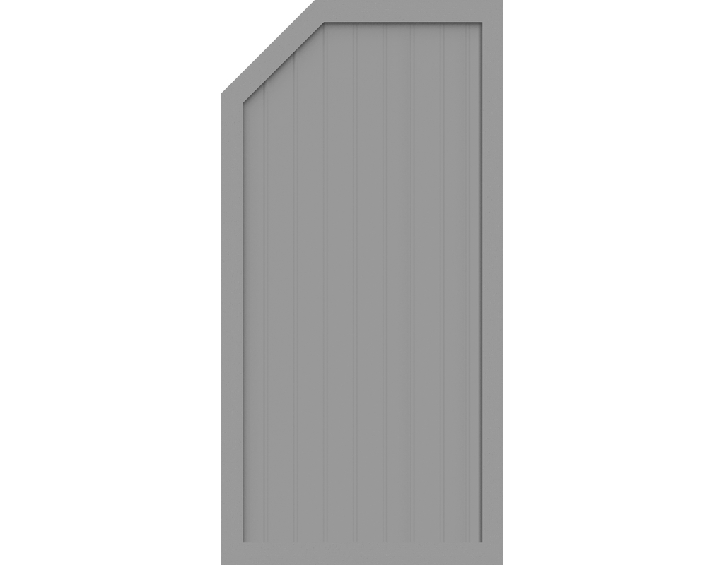 Kst Sichtschutz Typ E Silberg 90x180/150cm BasicLine, links