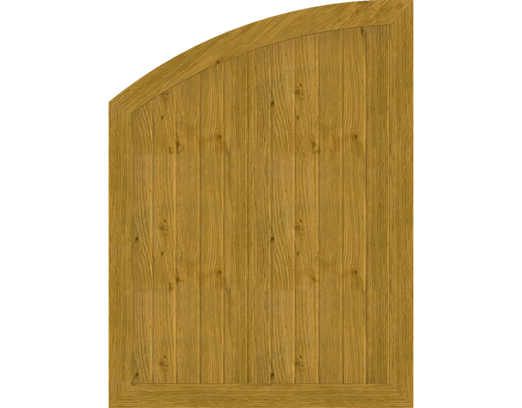 Kst Sichtschutz Typ R Asteiche Natur 90x120/90cm BasicLine, links