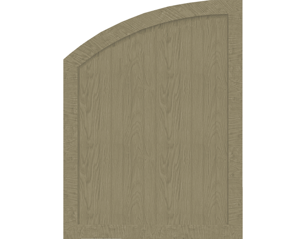 Kst Sichtschutz Typ R Sheffield Oak 90x120/90cm BasicLine, links
