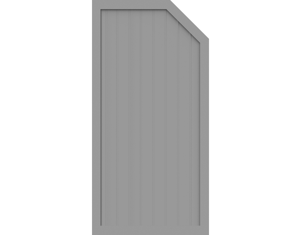 Kst Sichtschutz Typ E Silberg 90x180/150cm BasicLine, rechts