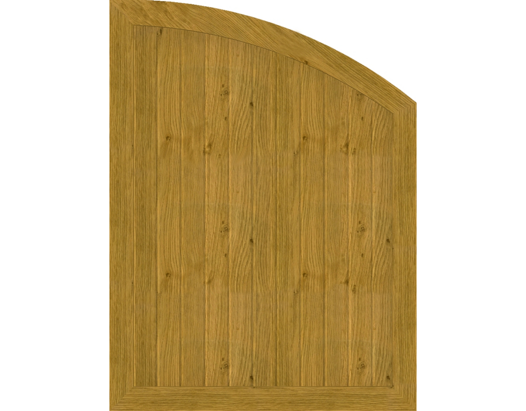 Kst Sichtschutz Typ R Asteiche Natur 90x120/90cm BasicLine, rechts