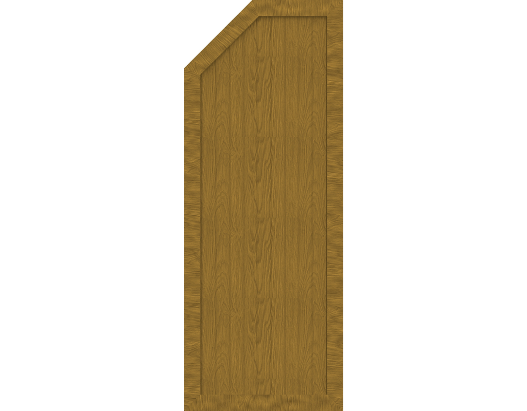 Kst Sichtschutz Typ E Asteiche Natur 70x180/150 BasicLine, links