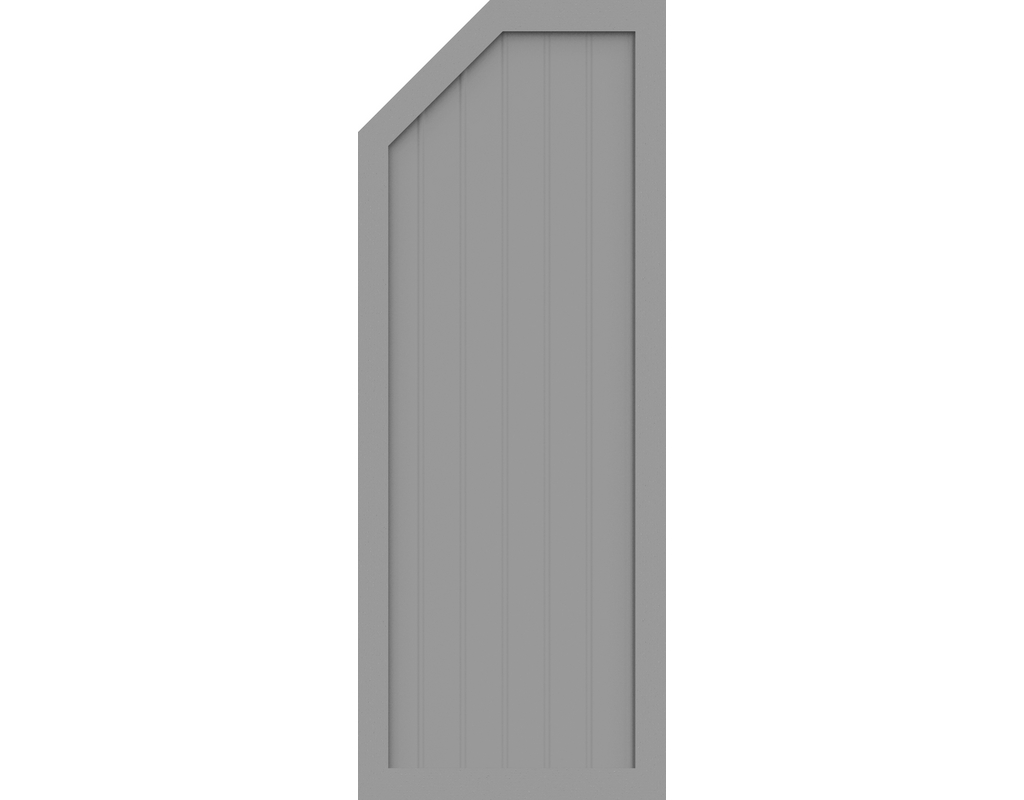 Kst Sichtschutz Typ E Silberg 70x180/150cm BasicLine, links