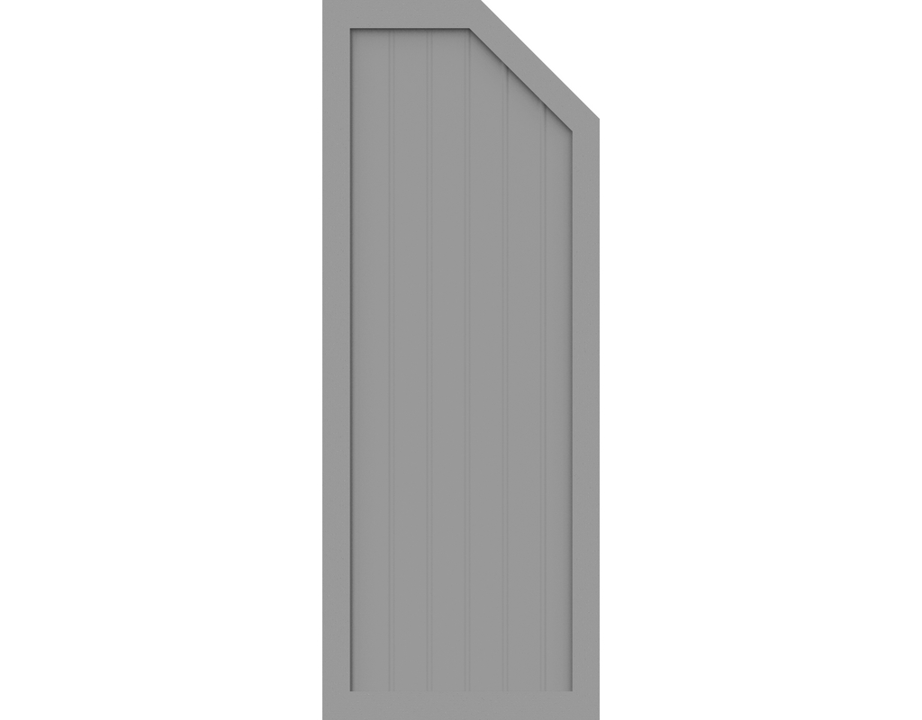 Kst Sichtschutz Typ E Silberg 70x180/150cm BasicLine, rechts