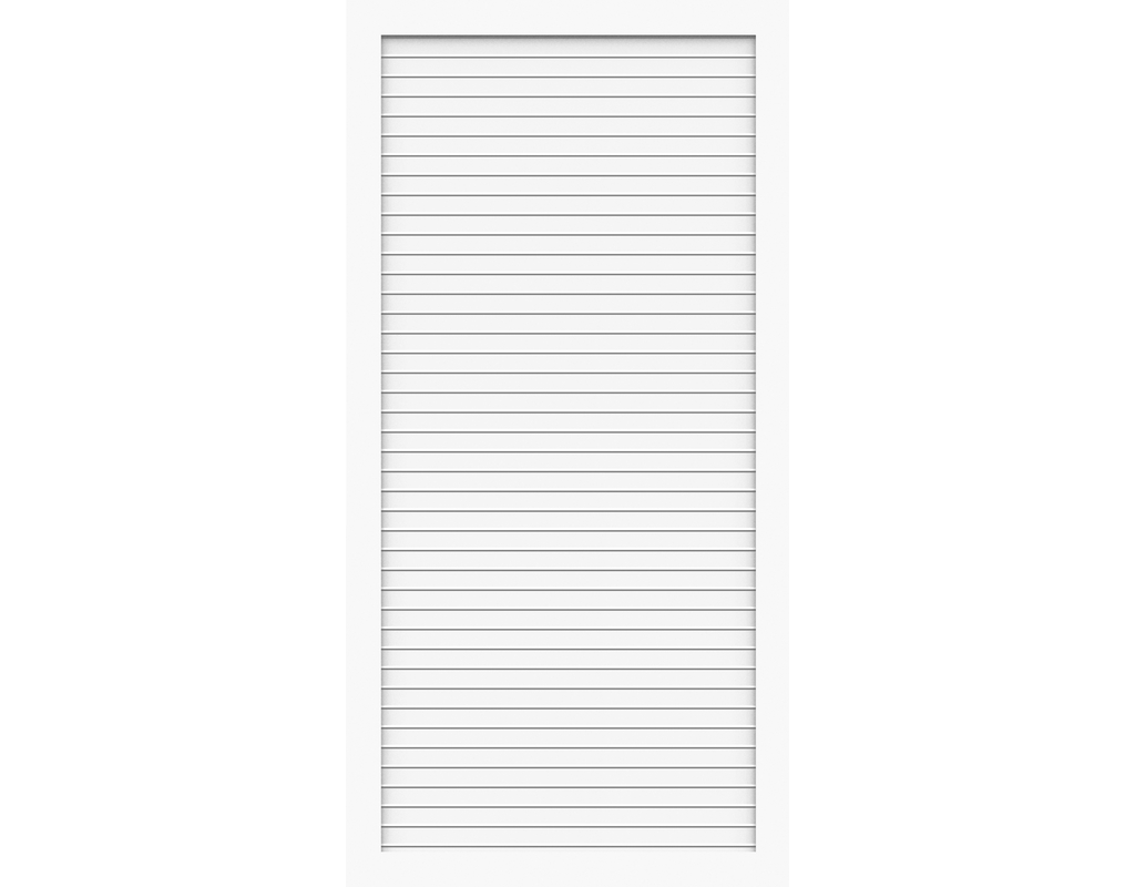 Kst Sichtschutz Typ T Weiß 90x180cm BasicLine