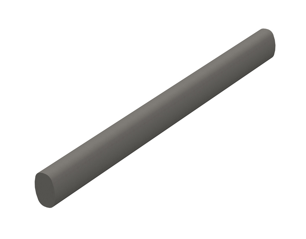 LIMES Pfosten schiefergrau oval 60x90x2200mm