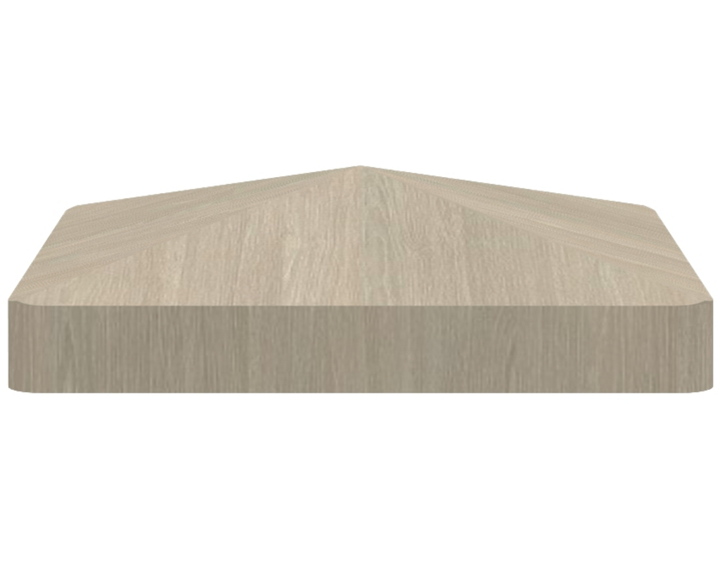 BasicLine Abdeckkappe Sheffield Oak 87x87mm