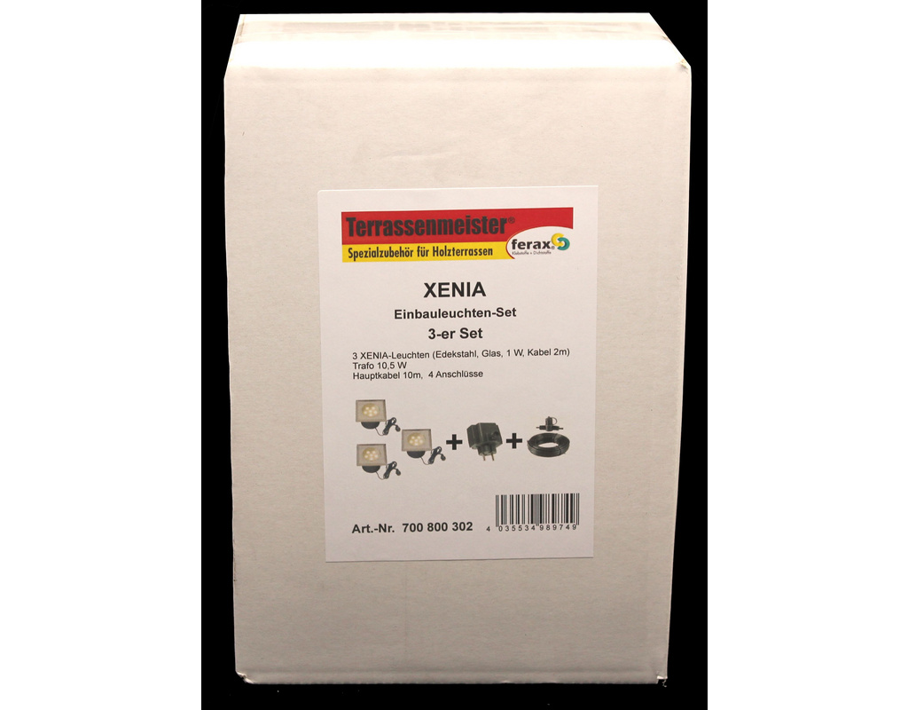 XENIA-3-er-Set Stück kartonverpackt