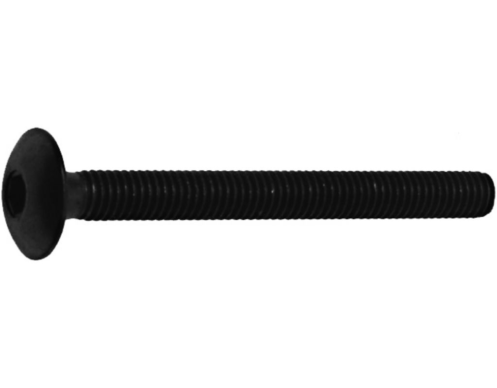 Möbelverbinder Flako-Schrauben M 6x 60 mm brüniert (4 Stück)