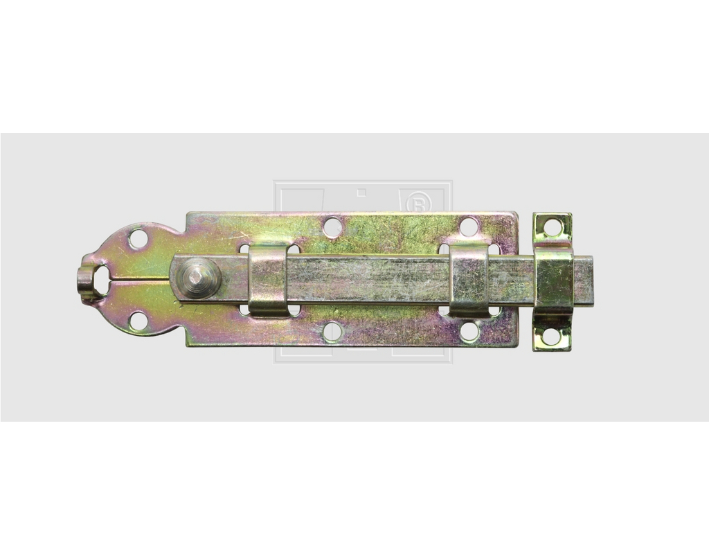 Türriegel mit Knopf und Schlaufe 120mm (Stahl verzinkt (1 Stück) - 686 50 31 75)