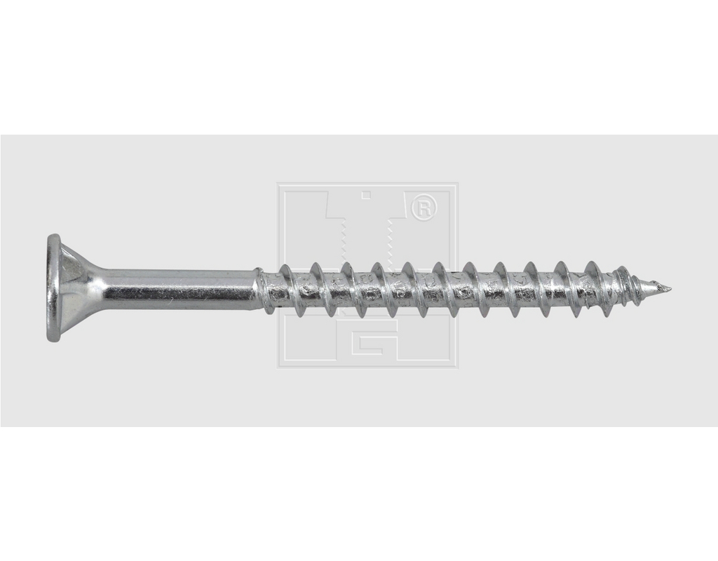 HOX Innenvielzahnschrauben m. Bit 6x60 (Stahl verzinkt (75 Stück) - 175 16 60 67)