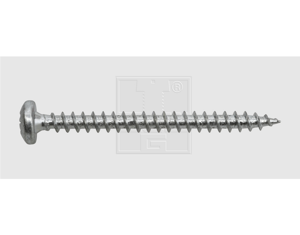 Uni-Allzweckschrauben 4x40 Stahl (verzinkt (50 Stück) - 196 4 40 63)