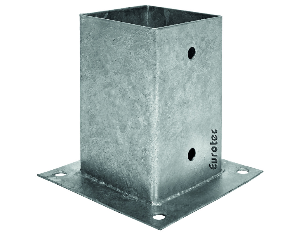 Aufschraubhülse für Vierkantpfosten 181x181x150mm