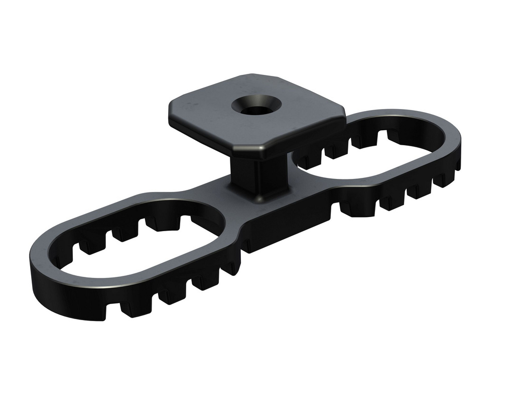 Terraflex N9 mit Schraube A4 5x50mm schwarz für Holz UK VE à 600