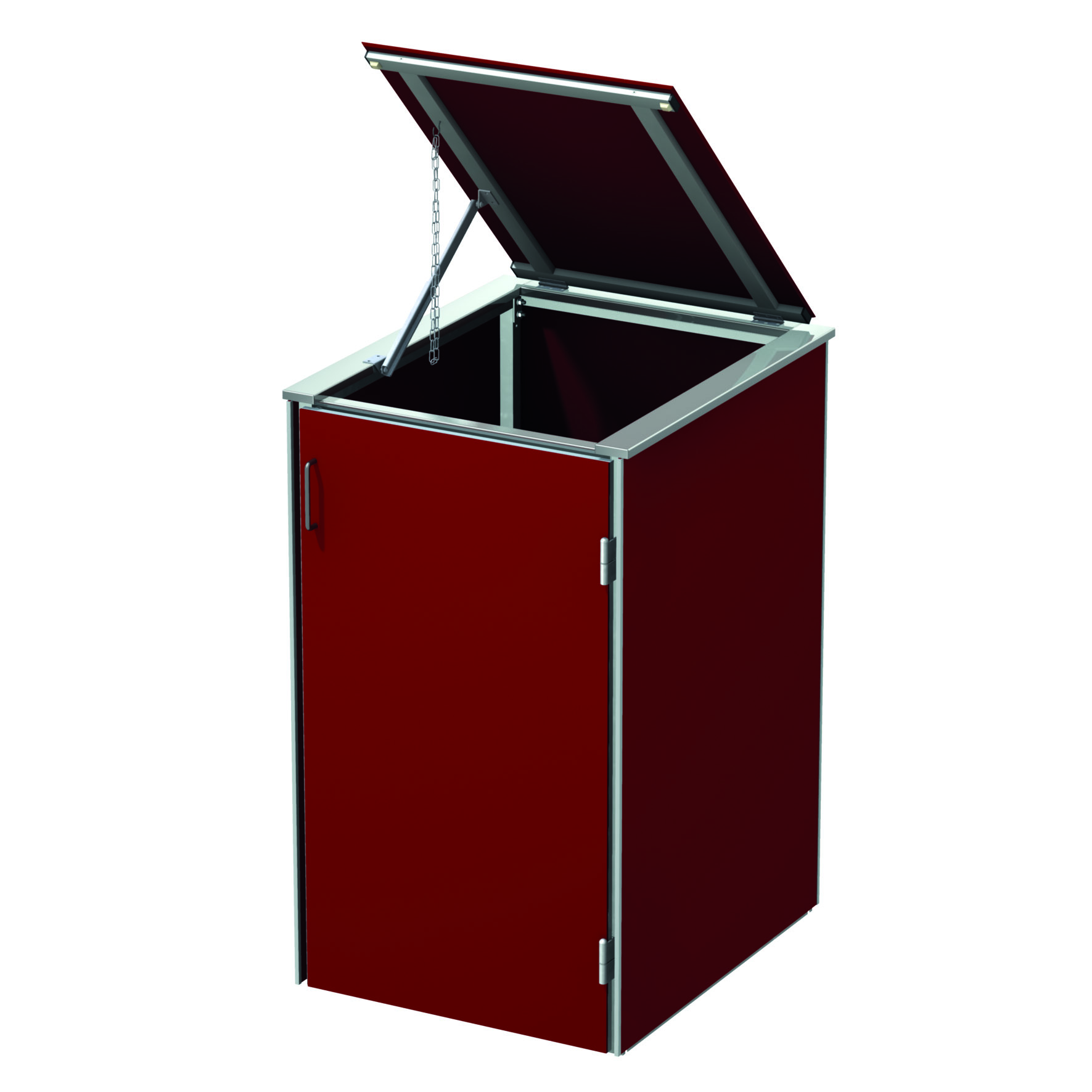 BINTO HPL rot Variante/Set 1 er Box, HPL-Deckel