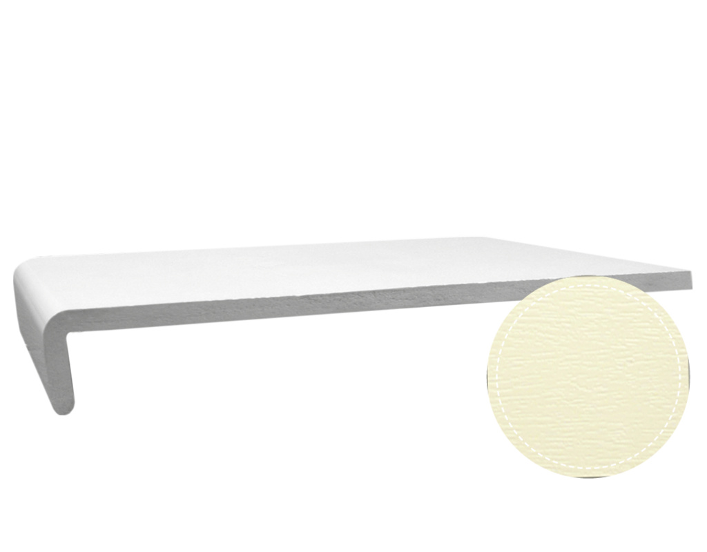 Bauprofilsystem HW 225 Hartschaumwinkel Cremeweiß 137905 foliert 6000x225x9mm
