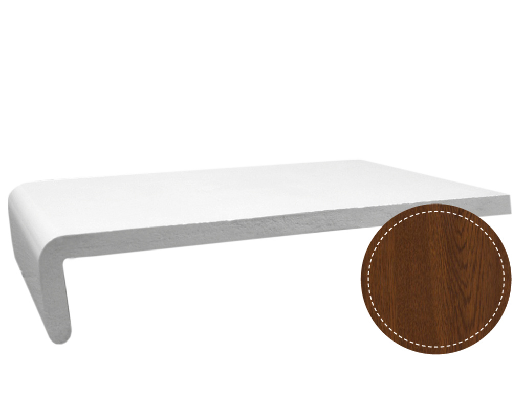 Bauprofilsystem HW 175 Hartschaumwinkel Dekor Nussbaum 2178007 6000x175x9mm